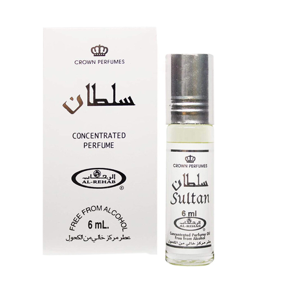 Al Rehab Sultan Perfume Attar For Men - 6 ml