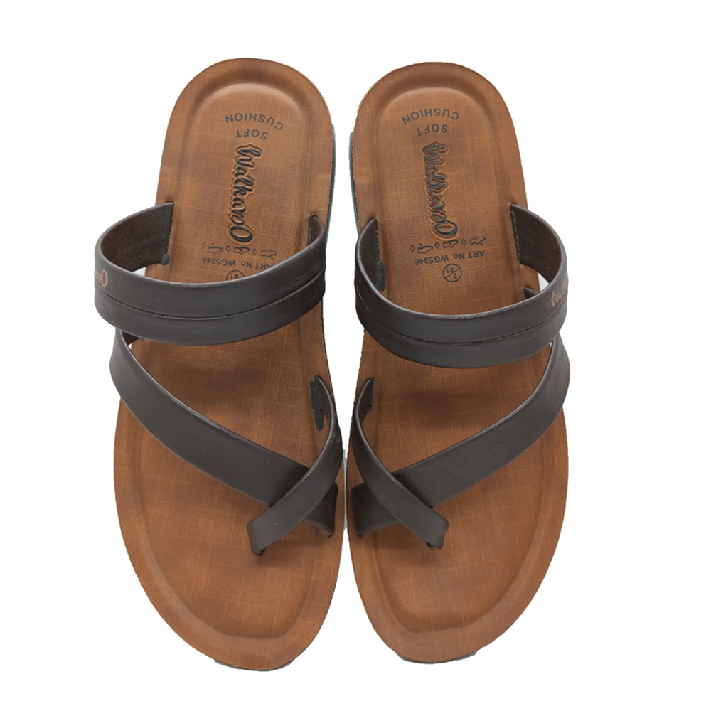 Walkaroo Sandal For Gents 5346 - Brown