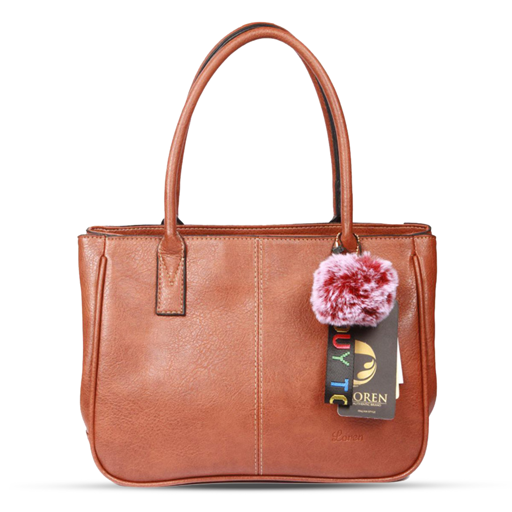 Artificial Leather Magnolia Handbag For Women
