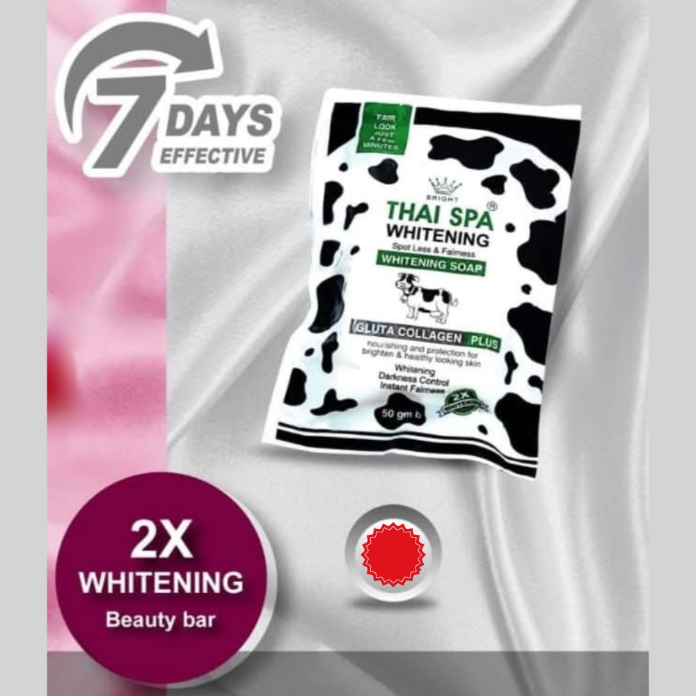 Pack of 2 Pcs Thai Spa Spot Less Fairness Whitening Soap - 50gm