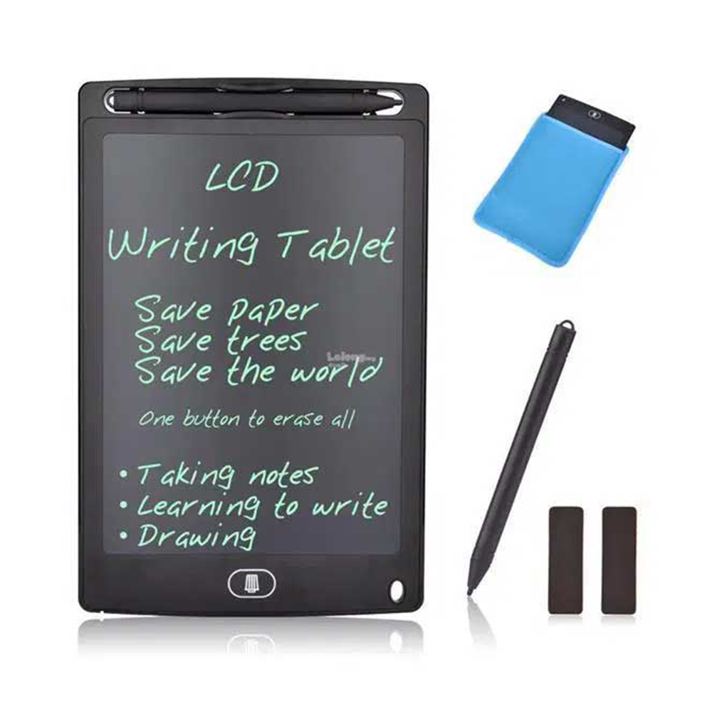 LCD Writing Tablet for Kids - Black 