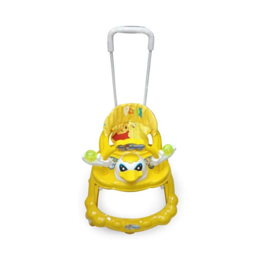 Music System Baby Walker For Kids - Yellow