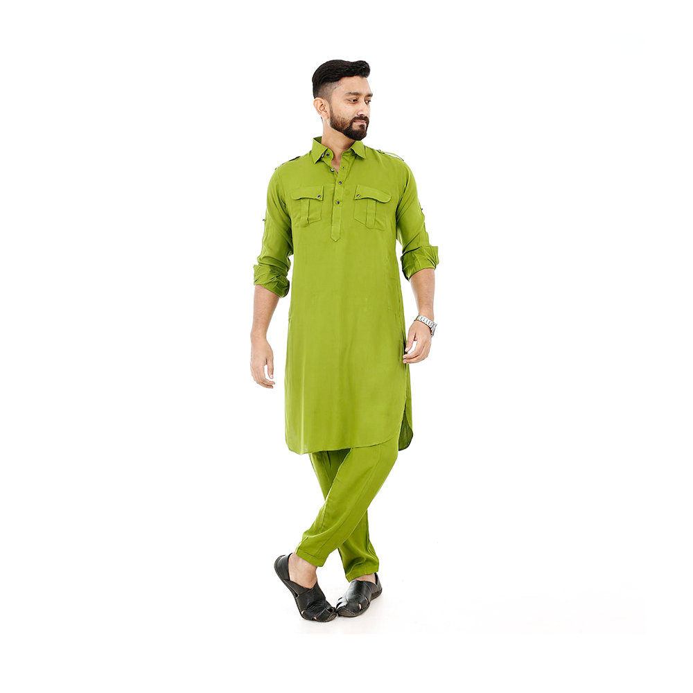 Perple Linen Kabli Full Set For Men - FF1005