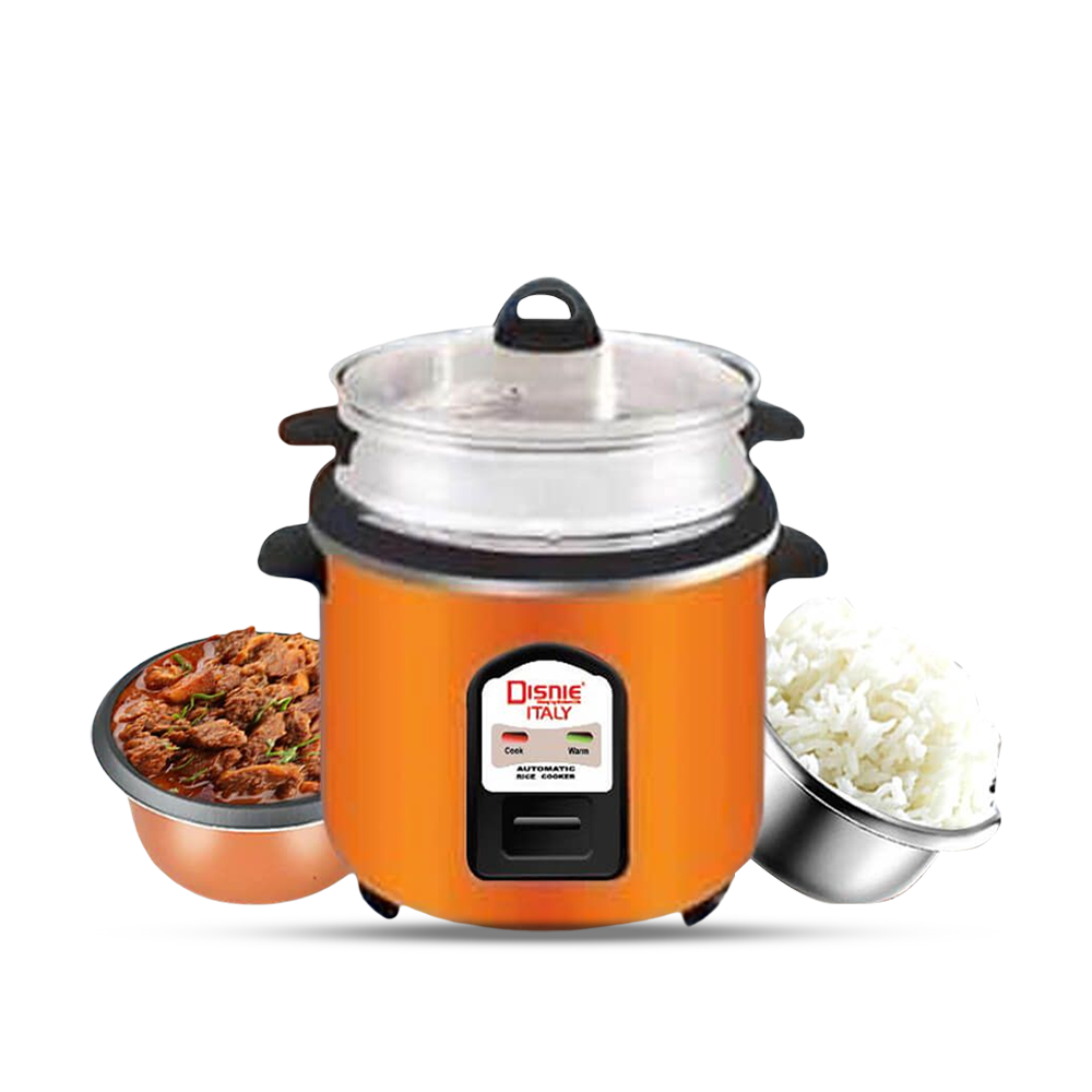 Disnie Drcdf-1.8L-02O Automatic Multifunction Double Pot Rice Cooker - 1.8 Ltr