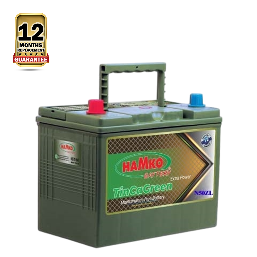 Hamko N50ZL SMF 12M Tincagreen Car Battery