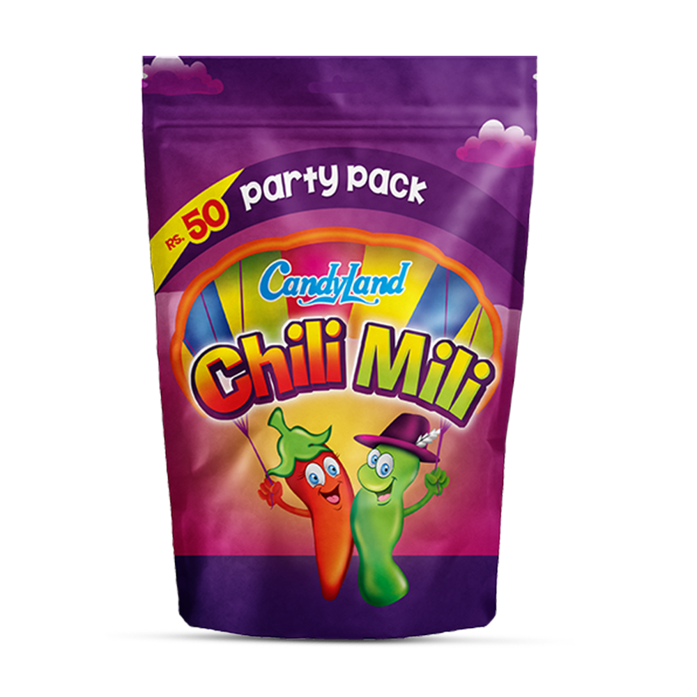 Candyland Chili Mili Jelly Standup Pouch - 125Gm