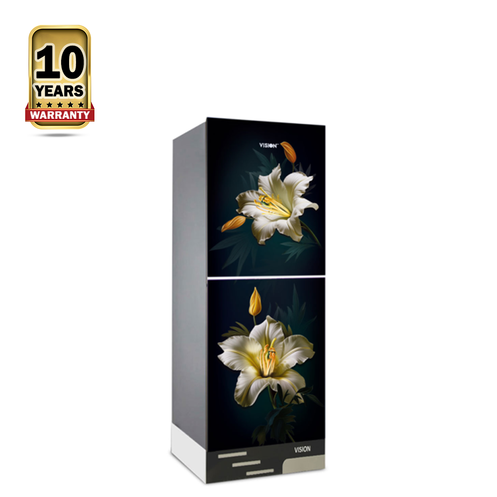 Vision GD RE-252 Refrigerator - 252 Liters - Golden Gardenia