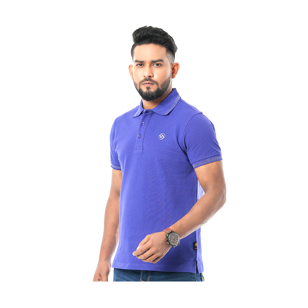 Cotton Short Sleeve Polo Tshirt - Pt04