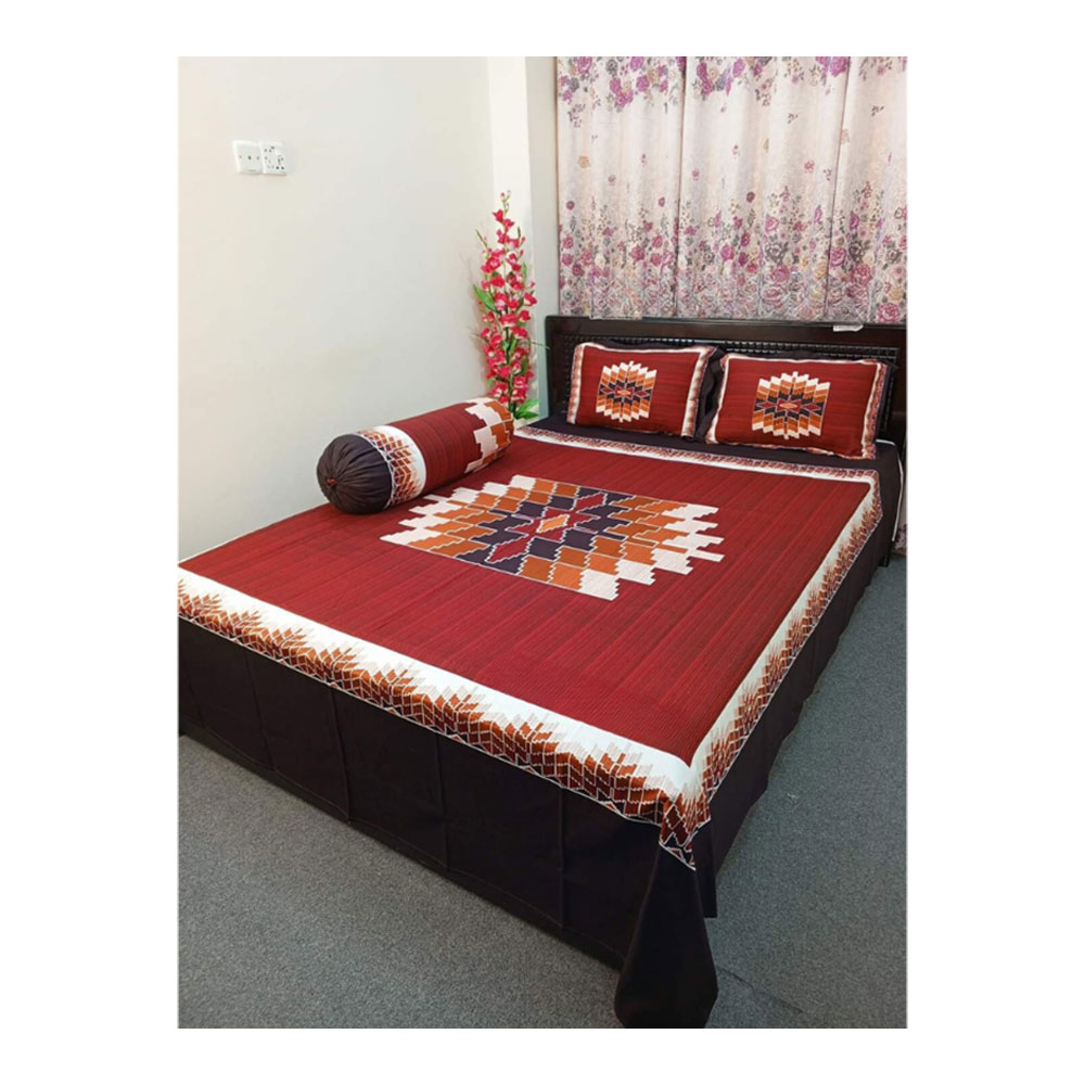 Cotton Bedsheet with Pillow Covers - king Size - 2502002