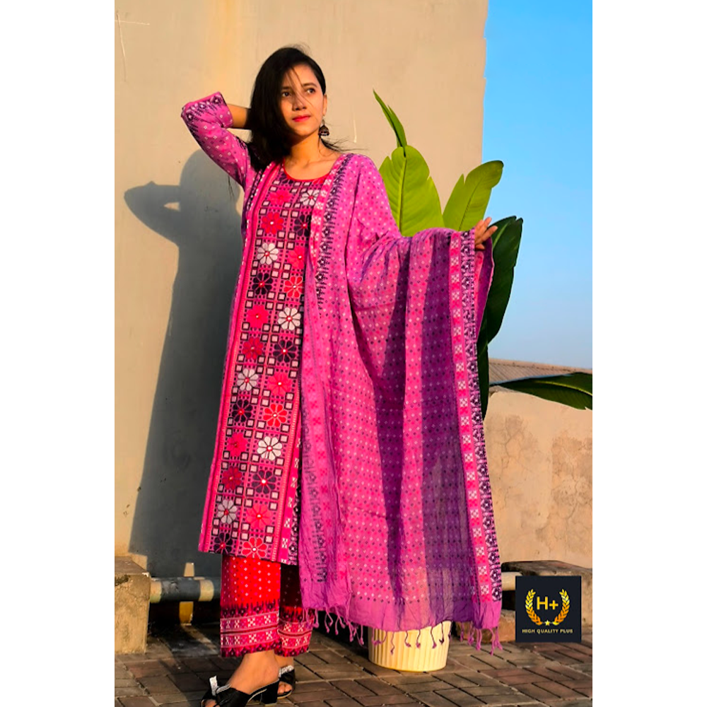 Aarong Cotton Lily Salwar Kameez For Women