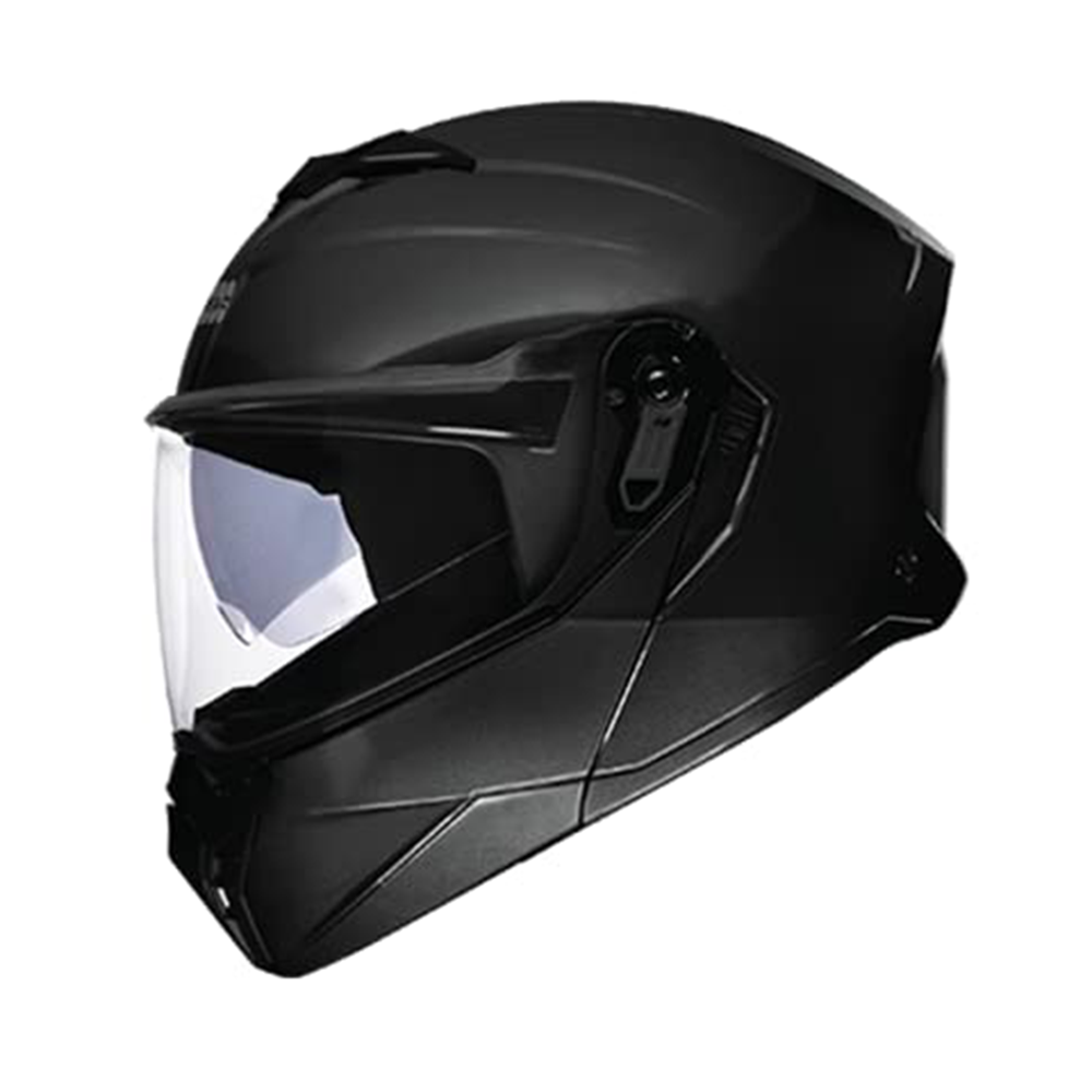  Studds Tropper Gloss Finish Full Face Bike Helmet - Black 