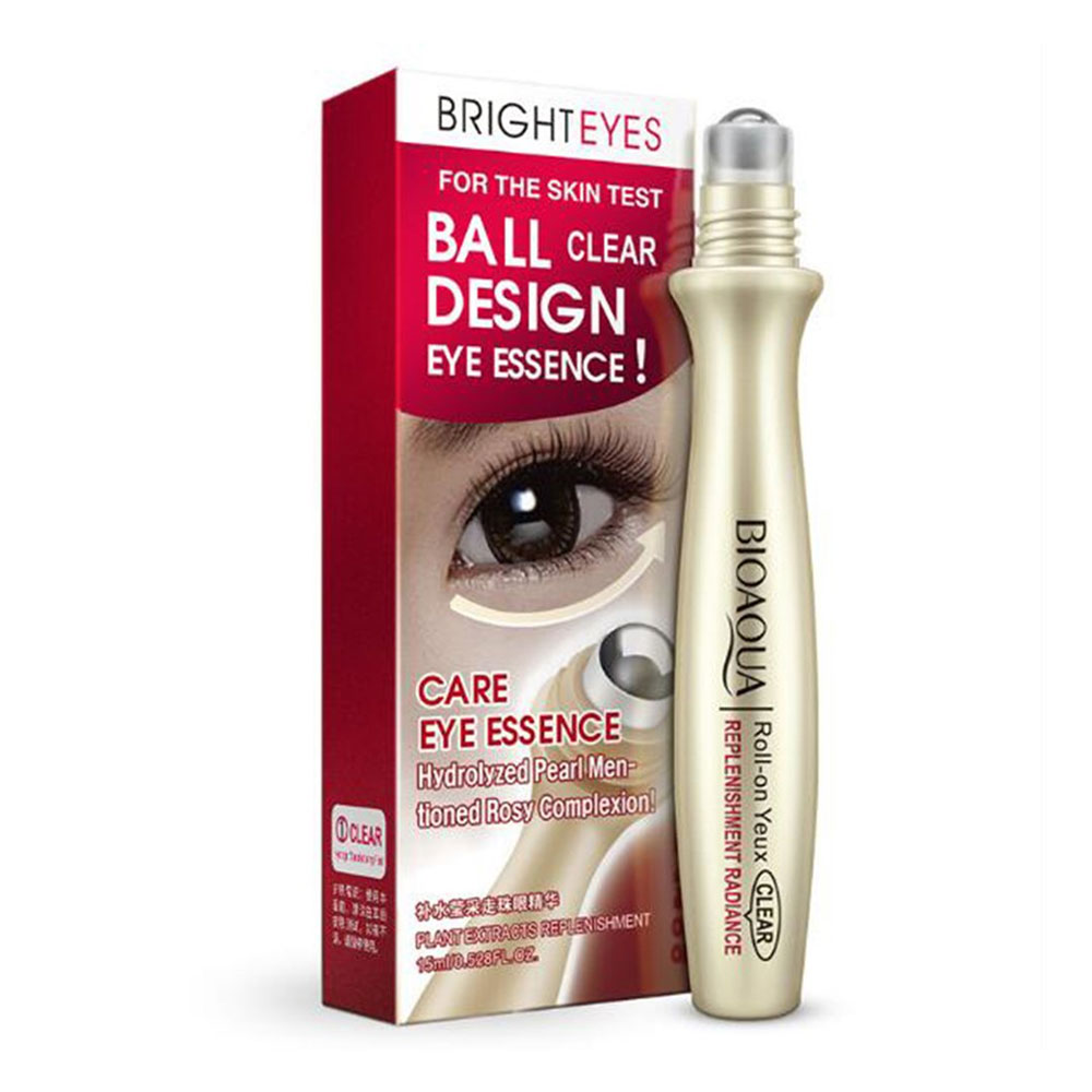 Bioaqua Hyaluronic Acid Moisturising Eyes Cream Anti Dark Circles Repair Water Needle - Golden