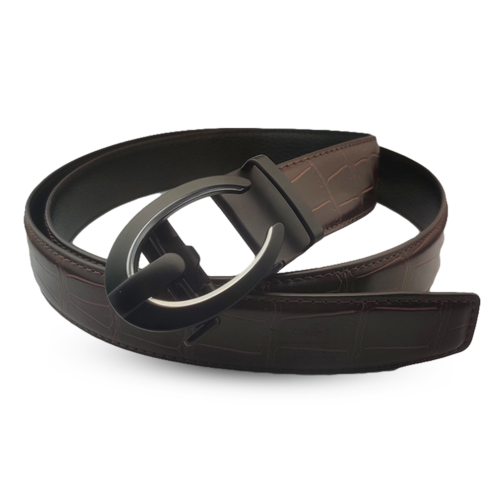 Leather Belt for Men - Coffee