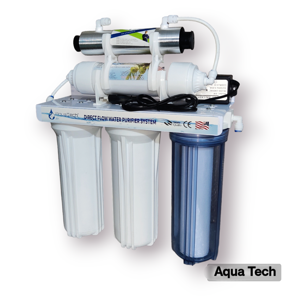 Aqua Tech LED UV Direct Flow 5 Stage Water Purifier
