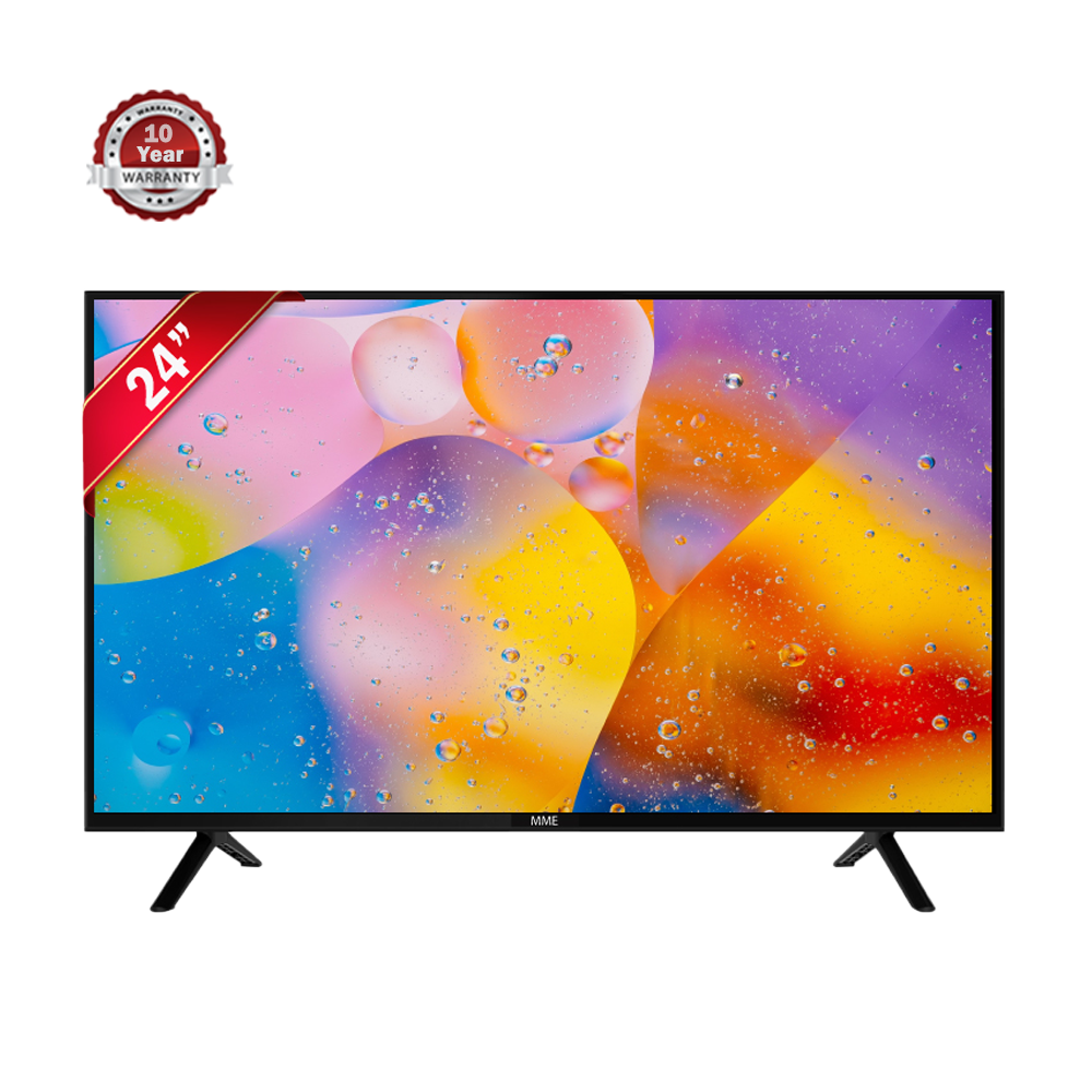MME Basic Double Glass LED TV - 24 Inch