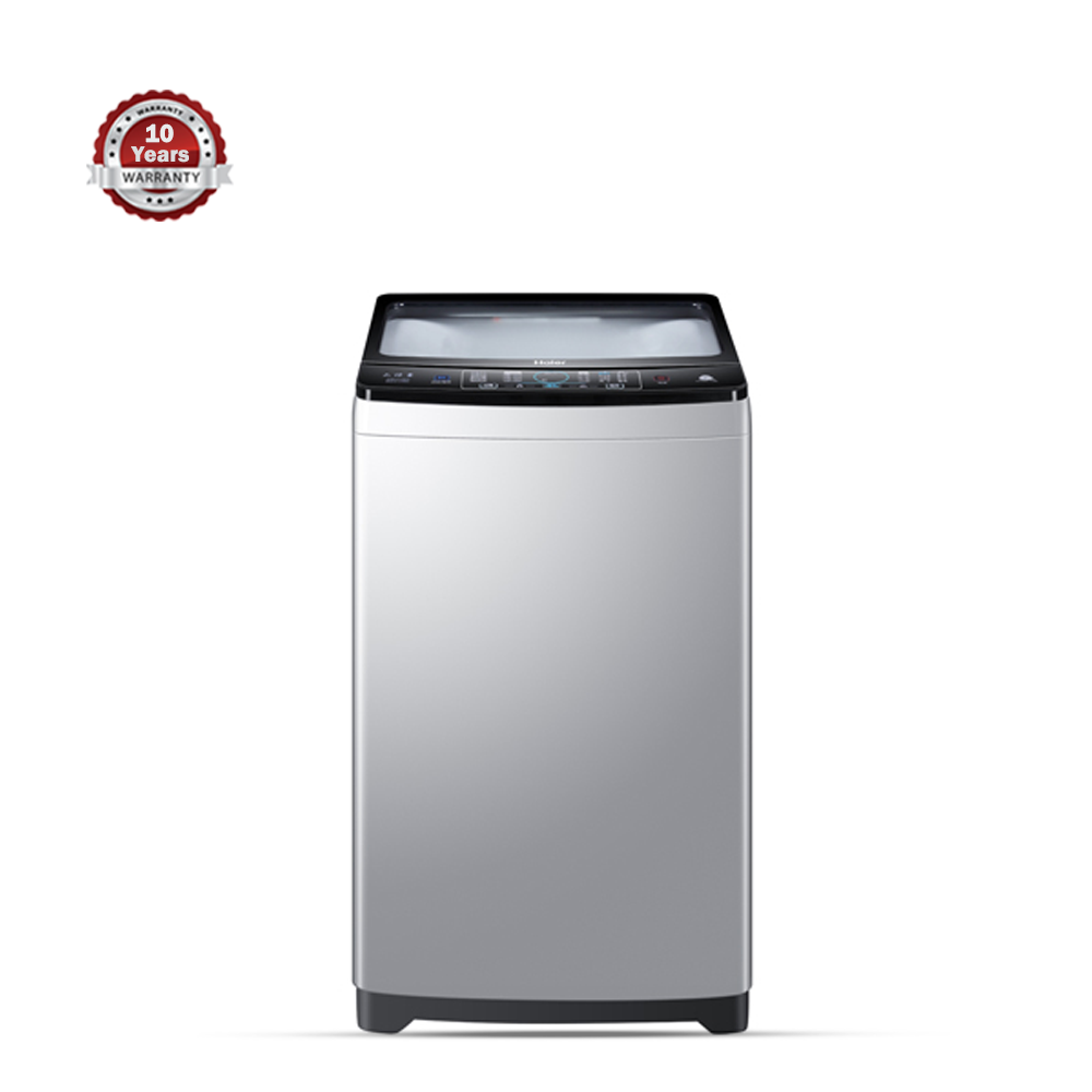 HAIER HWM100-M826 Top Load Washing Machine 10 KG - Grey