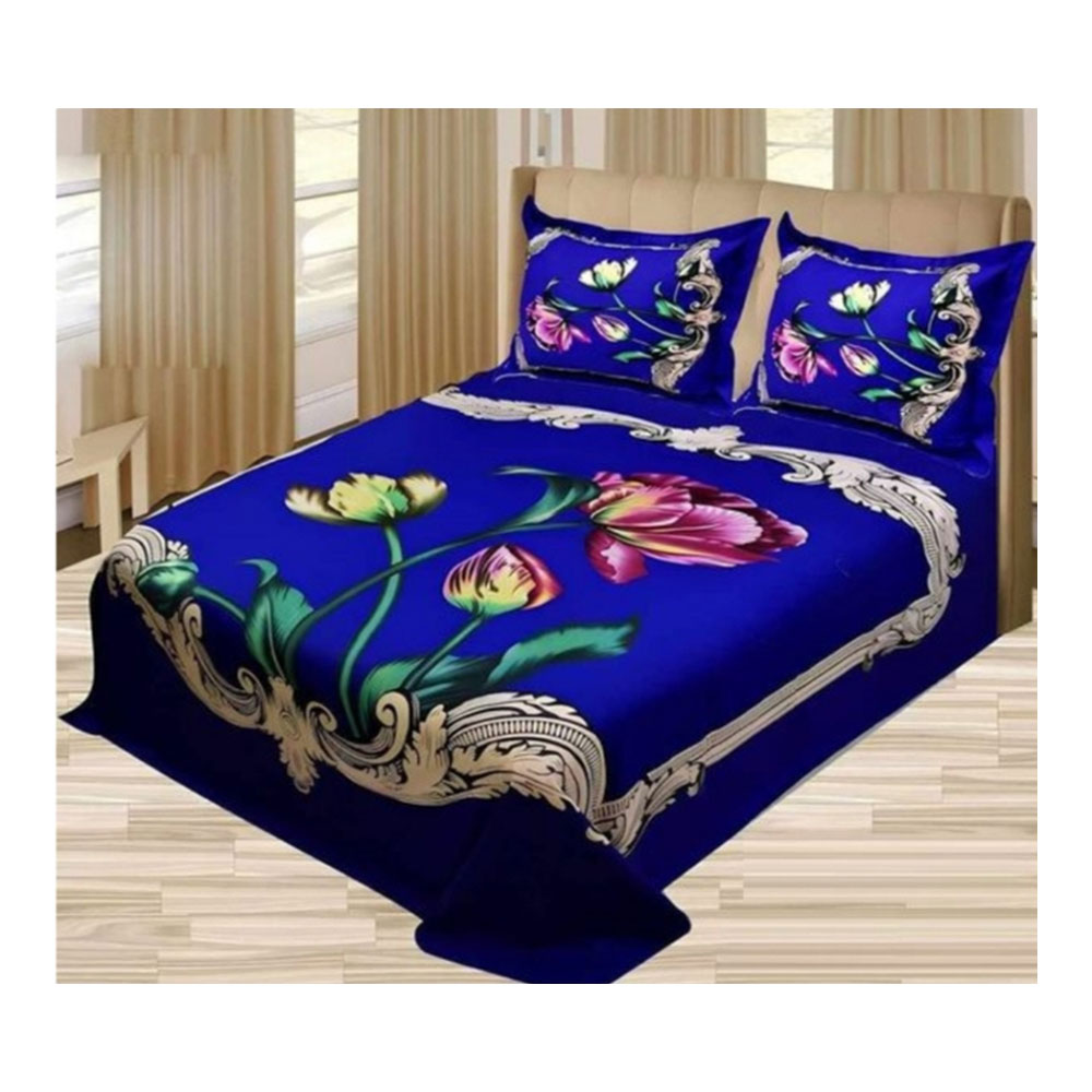 Cotton Bedsheet with Pillow Covers - king Size - 2502013