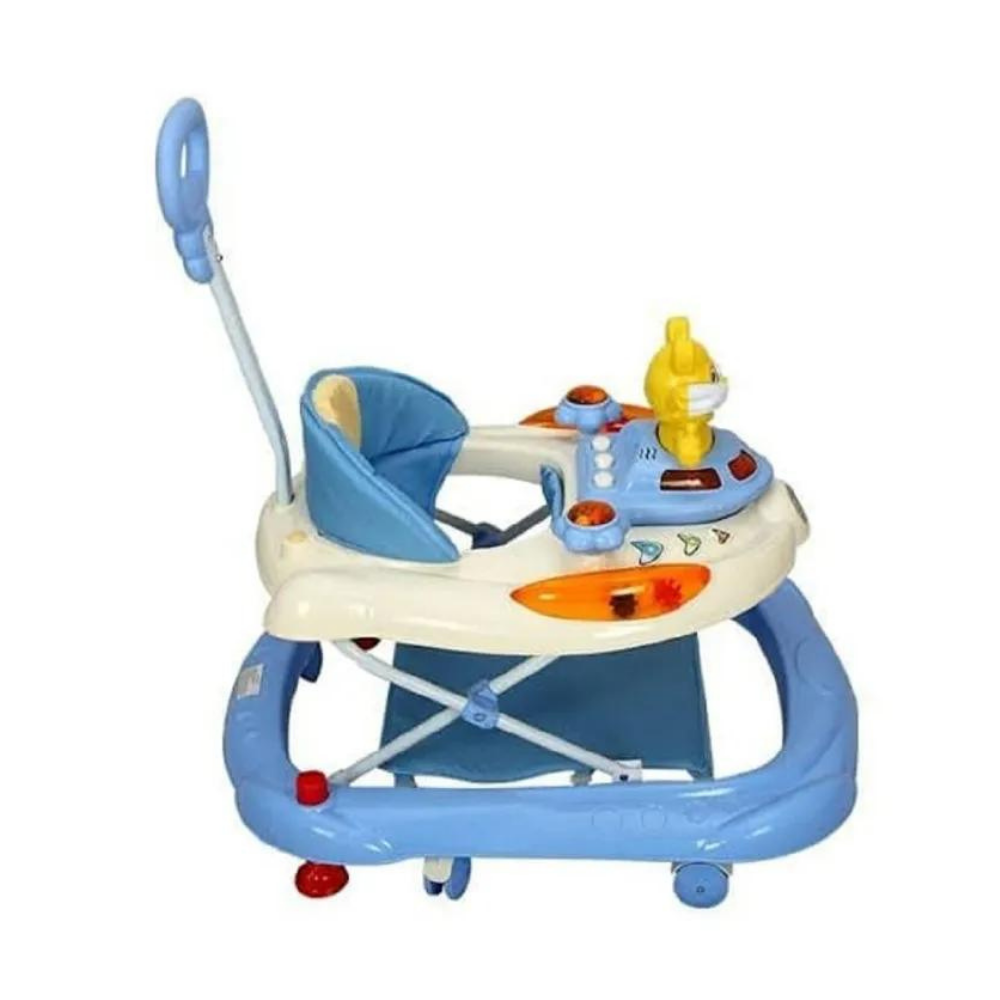Mickey Mouse Baby Walker For Kids - Blue