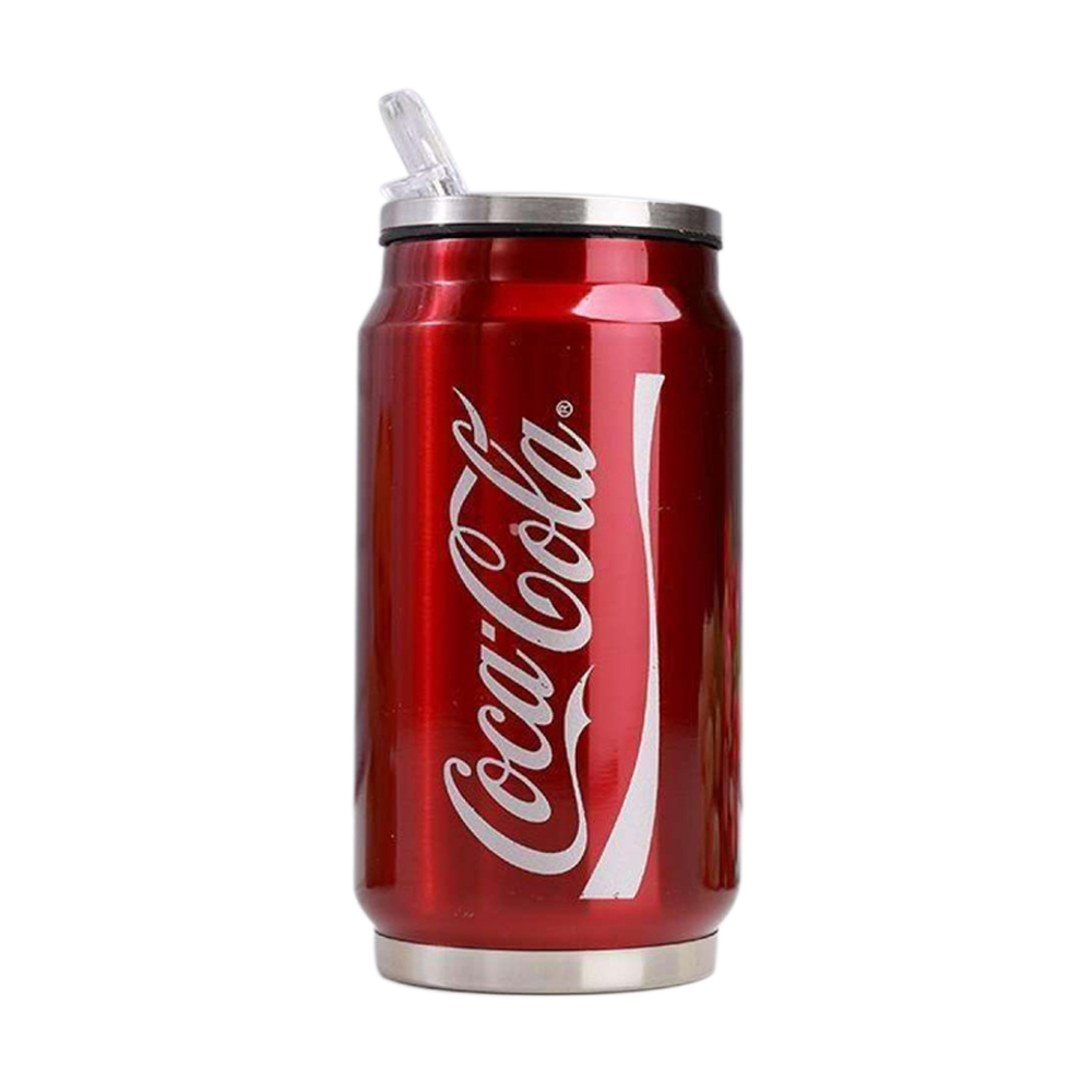 Stainless Steel Coca Cola Design Water Bottle - 350ml