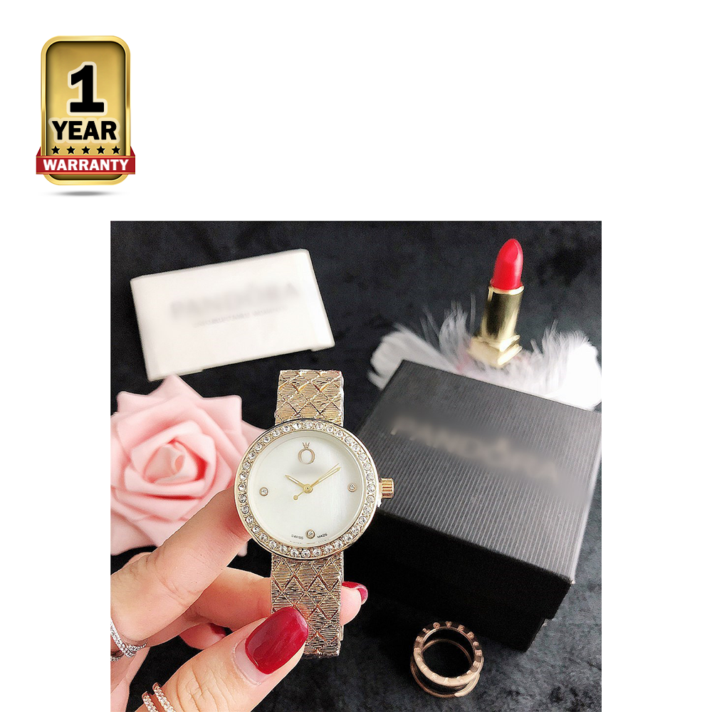 Metal Fashion Watch With Exclusive Box For Women