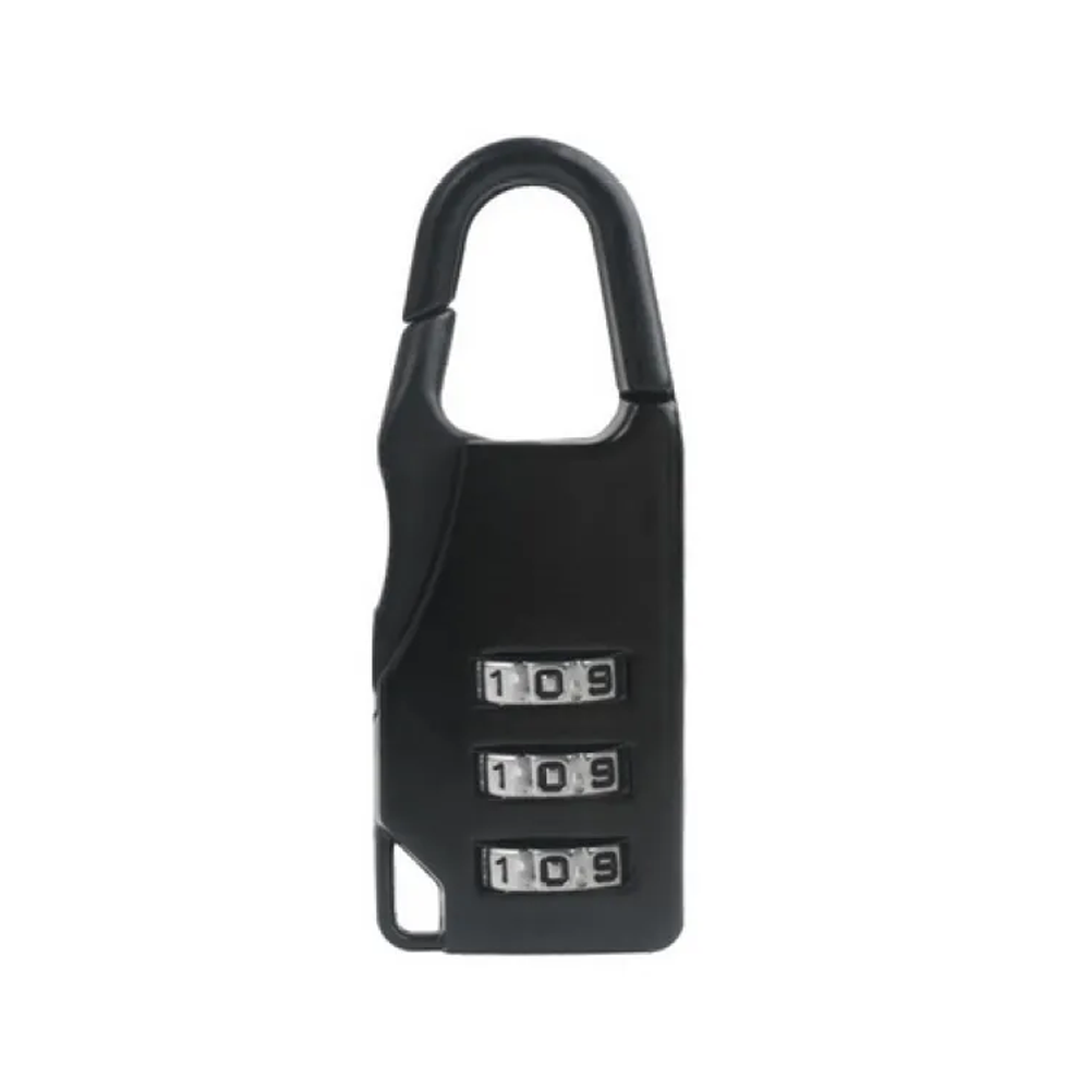 Diary Stationery Password Lock Backpack - Black 