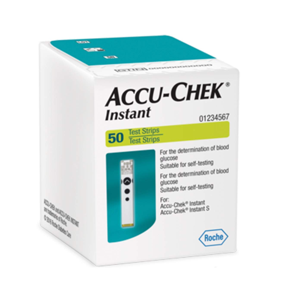 Accu -Chek Instant / Instant S Blood Glucose Test Strips - 10 Strips