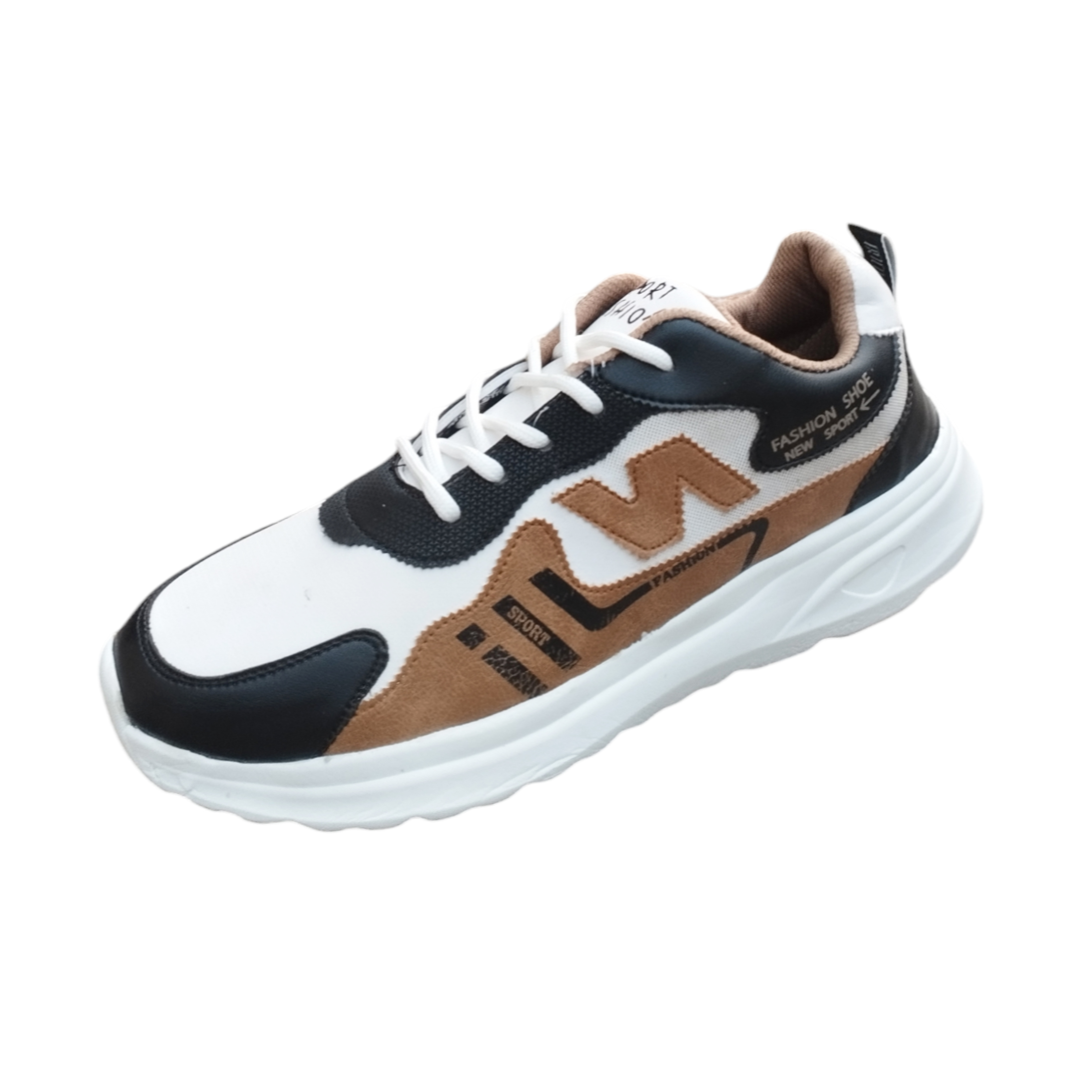 Artificial Leather Trendy Sneakers For Men - Multicolor - SF008