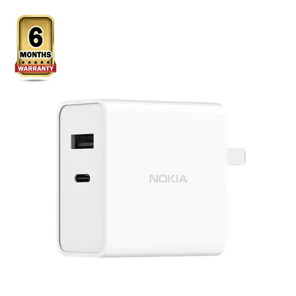 Nokia P6309 Fast Charging Adapter - 65W - White