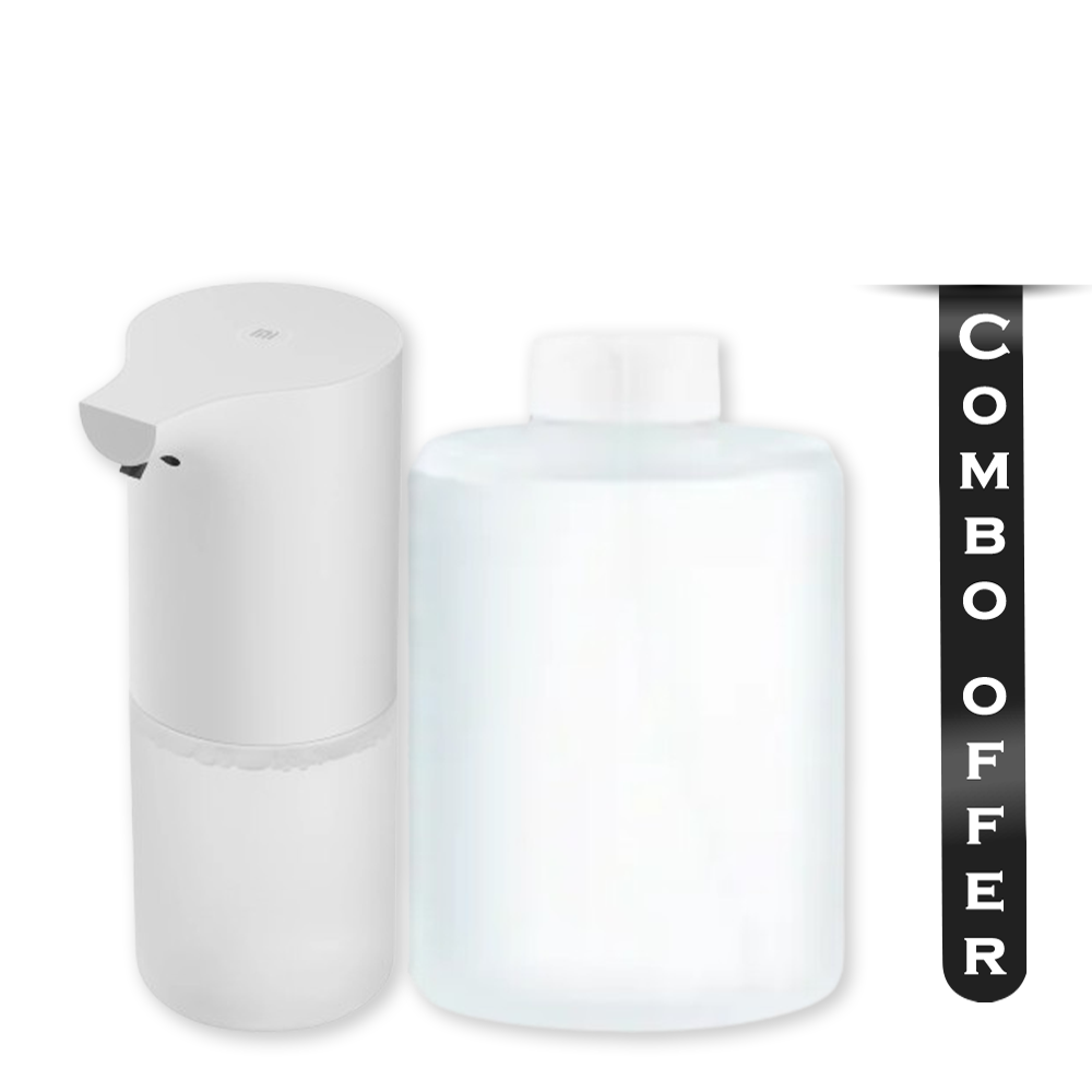 Combo Offer Of Xiaomi Mi MJXSJ03XW Automatic Soap Dispenser With Simple way Foaming Hand Wash