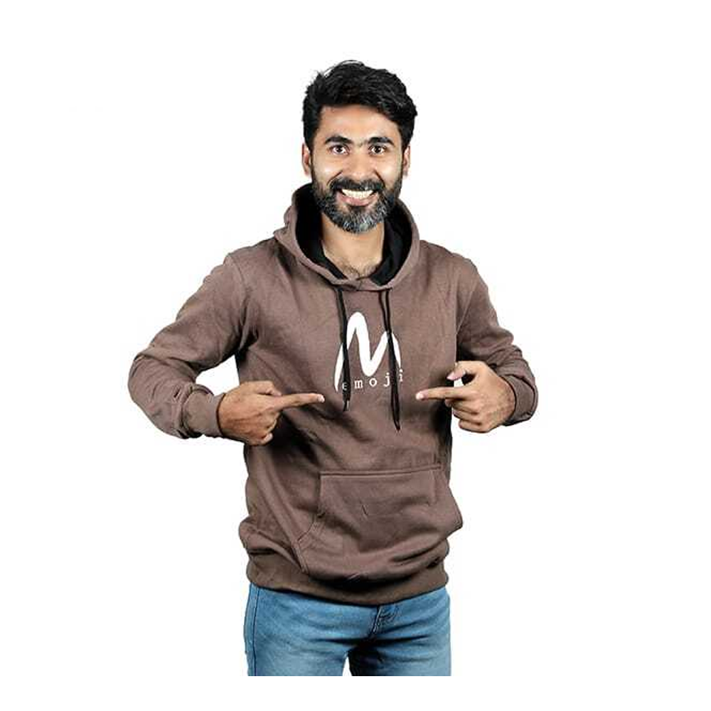 Hoodie For Men - Brown