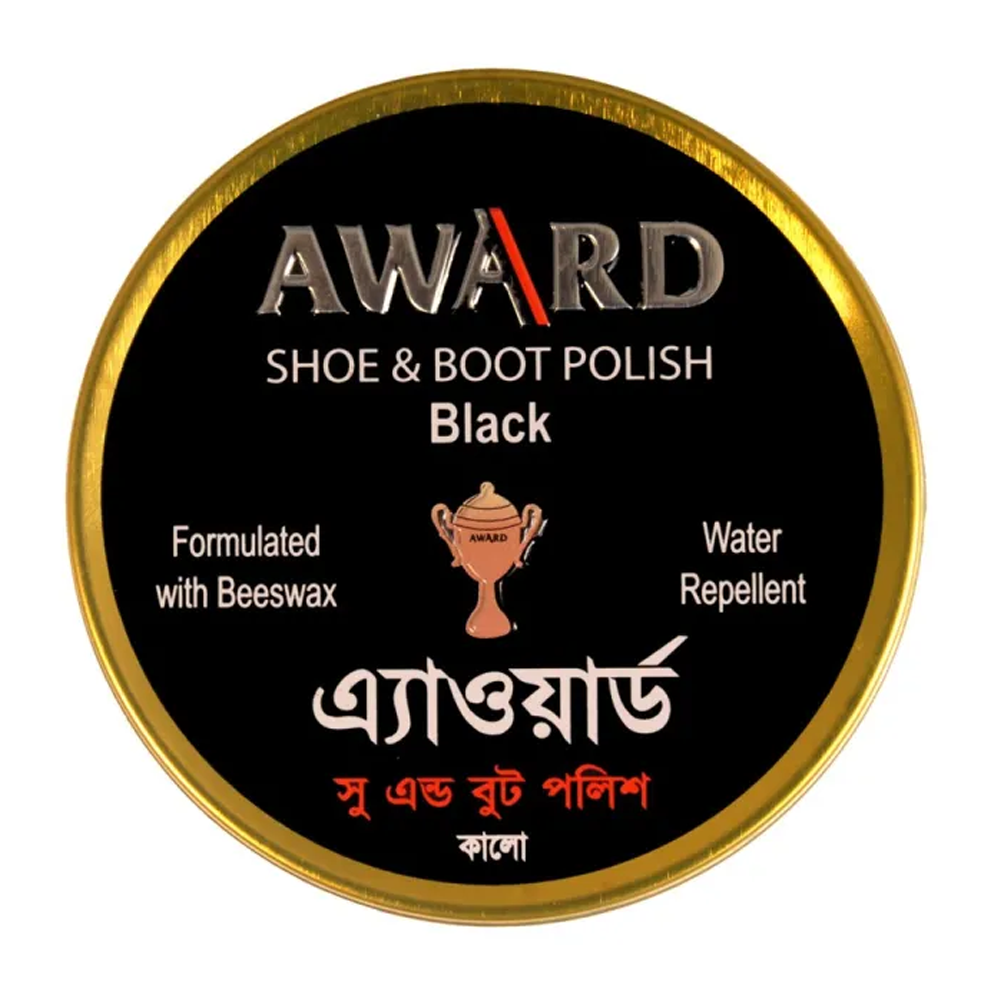 Award Shoe and Boot Polish - 40gm - Black