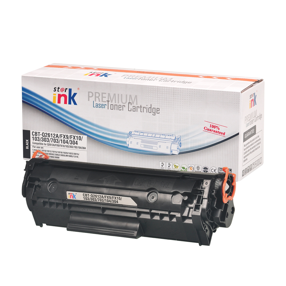 StarInk 12A Laser Toner Cartridge - Black