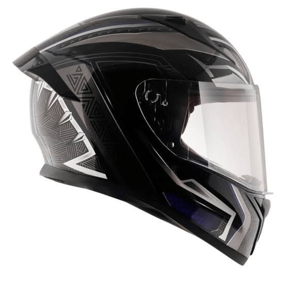 Vega Bolt Marvel Full Face Bike Helmet - Black
