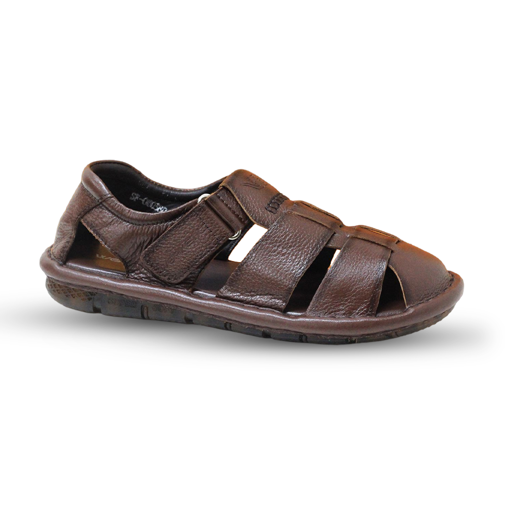 Genuine Leather Sandal Shoe For Men - MS 172