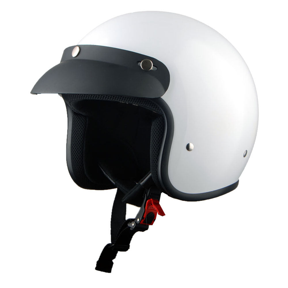 Studds Half Face Bike Helmet - White