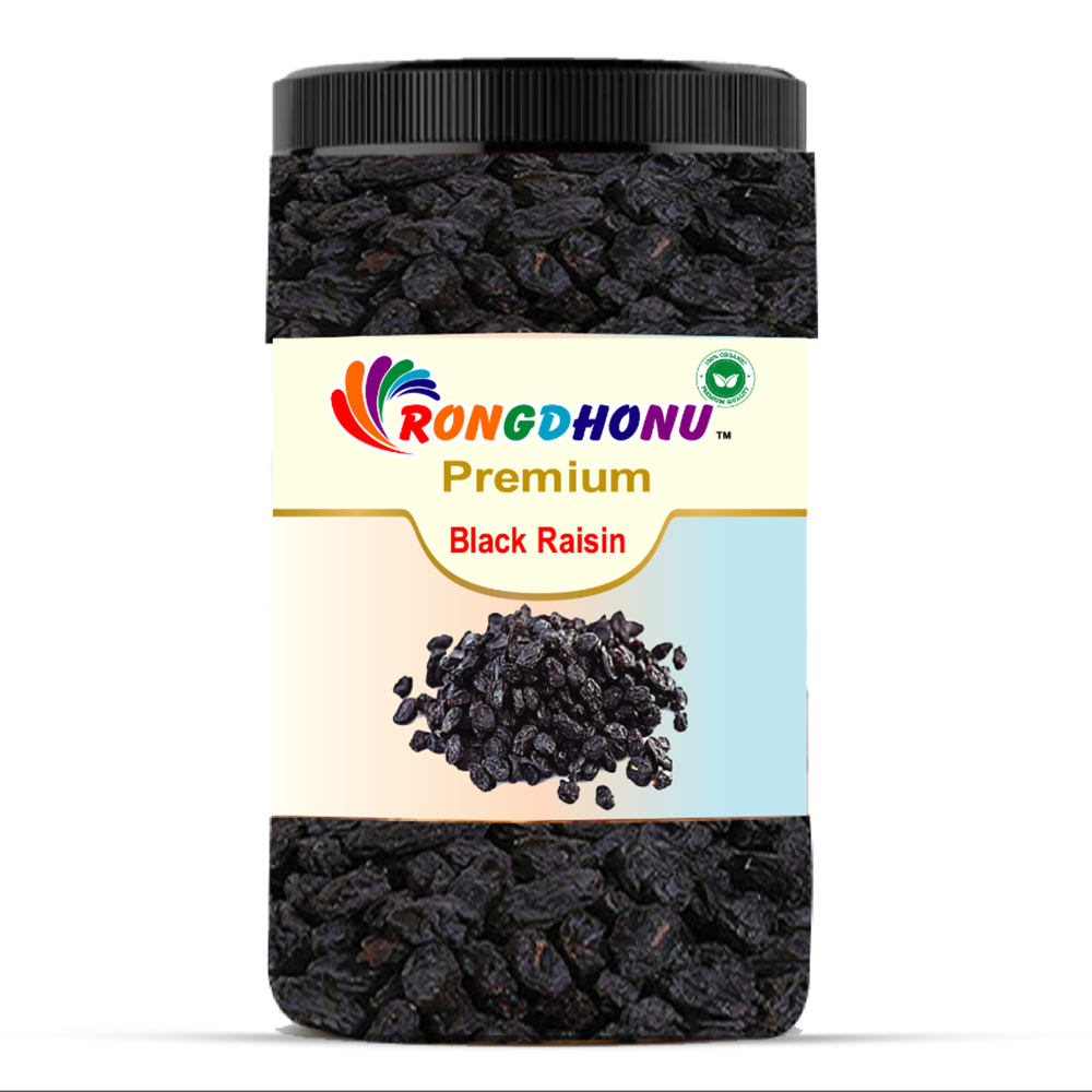 Rongdhonu Black Raisin (Kalo Kismis) - 250gm