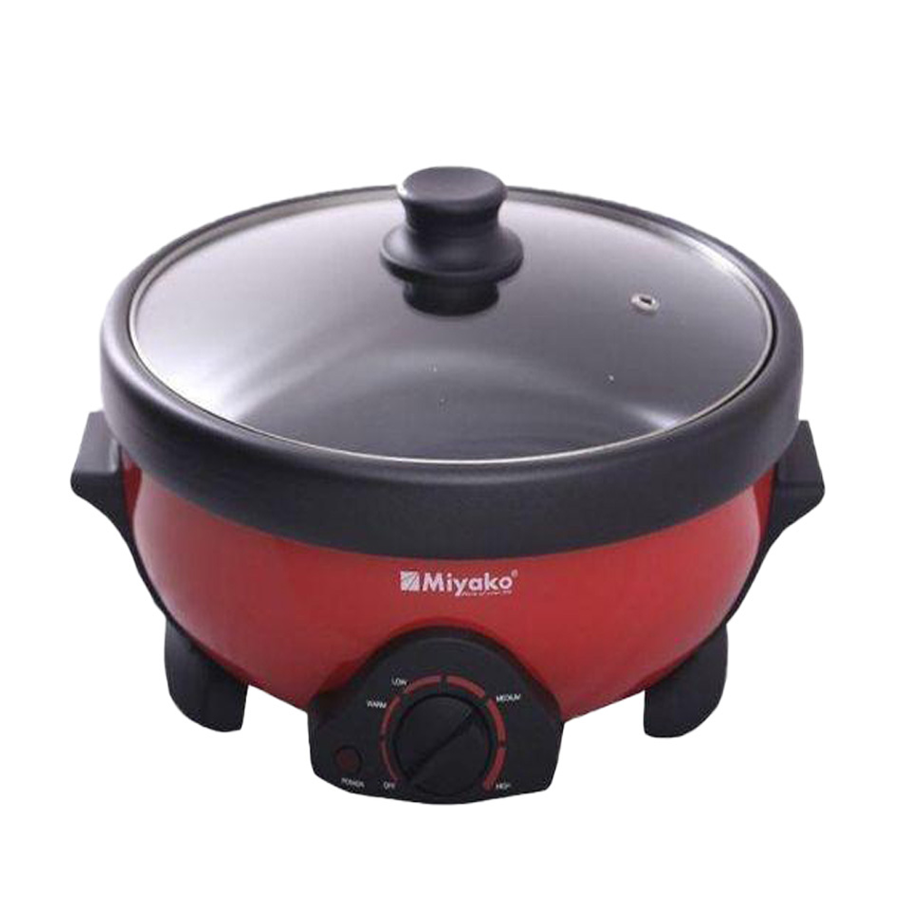 Miyako MC-250D Electric Multi-Cooker -  3 Liter - Red