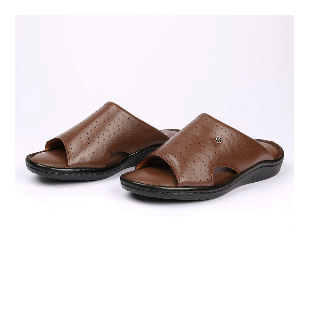 Zays Leather Sandal Shoe For Men - A15 - Brown