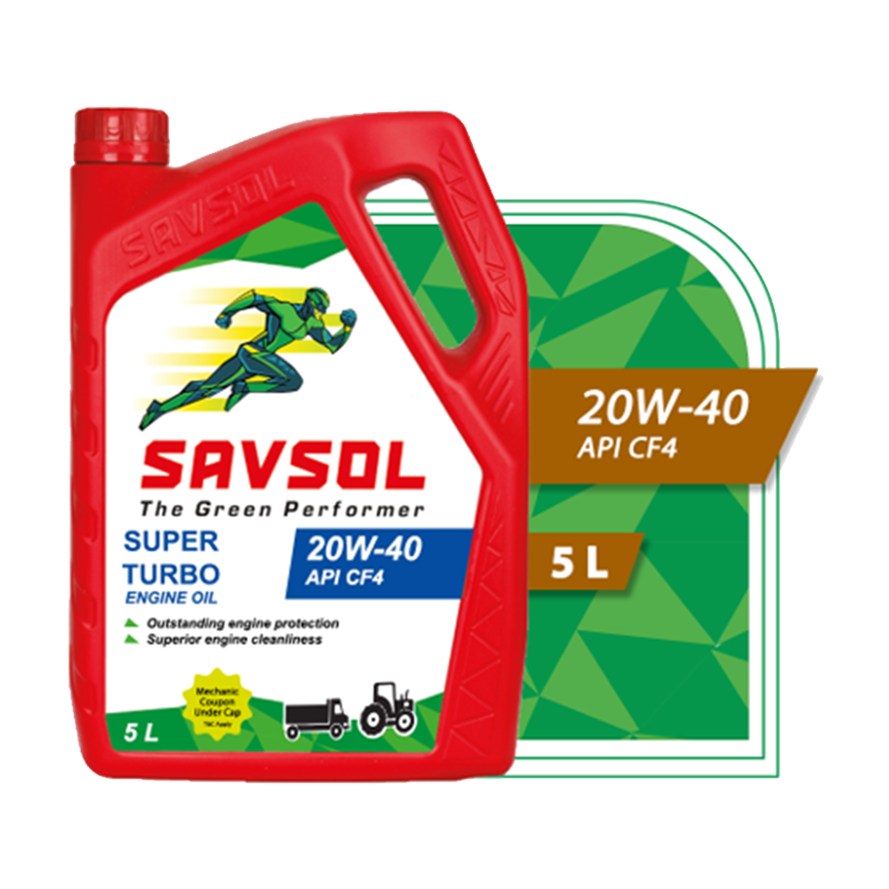 Savsol 20W - 40 Super Turbo Engine Oil -  5 Liter