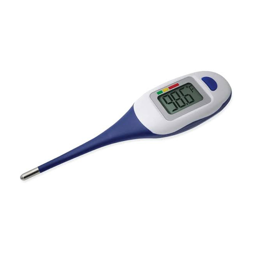 Flexible Digital Thermometer - White and Blue 