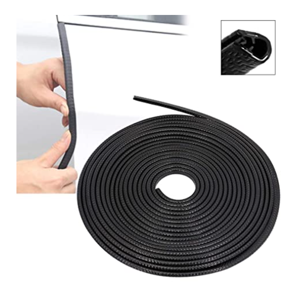 5 Meters PVC Car Door Guard - Black