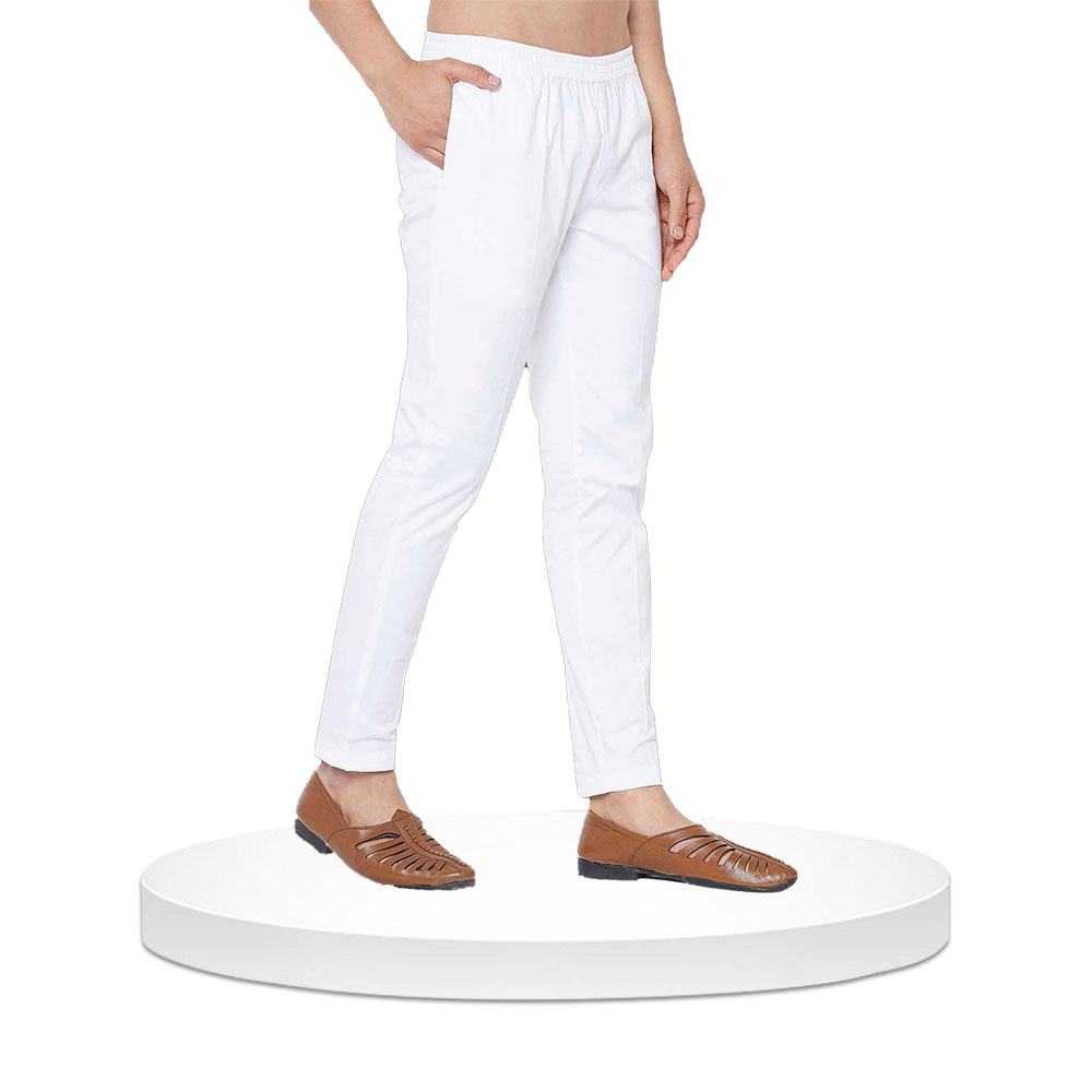 Cotton Pajama For Men - White