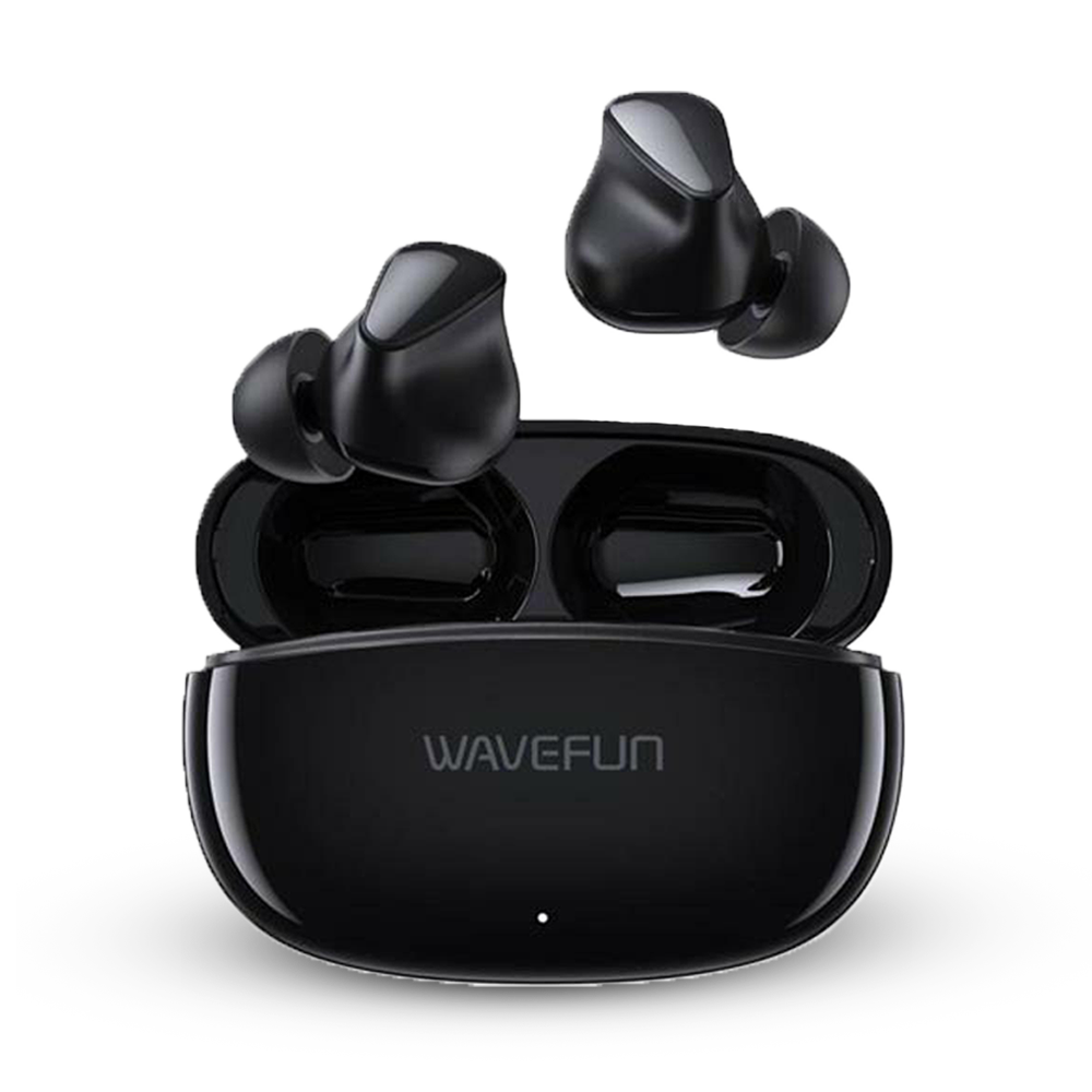 Wavefun Rock Super Bass TWS Earbuds - Black