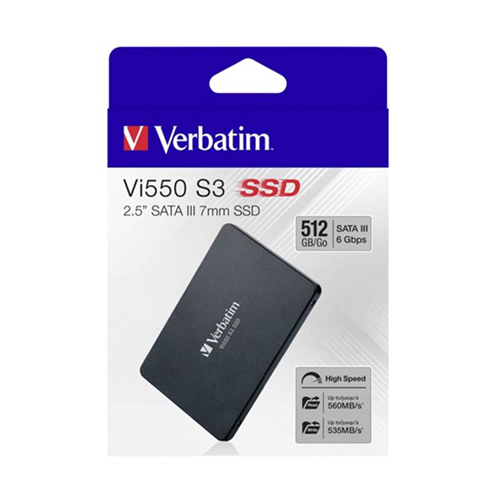 Verbatim S3 2.5'' SATA III Internal SSD - 512GB - 49352 