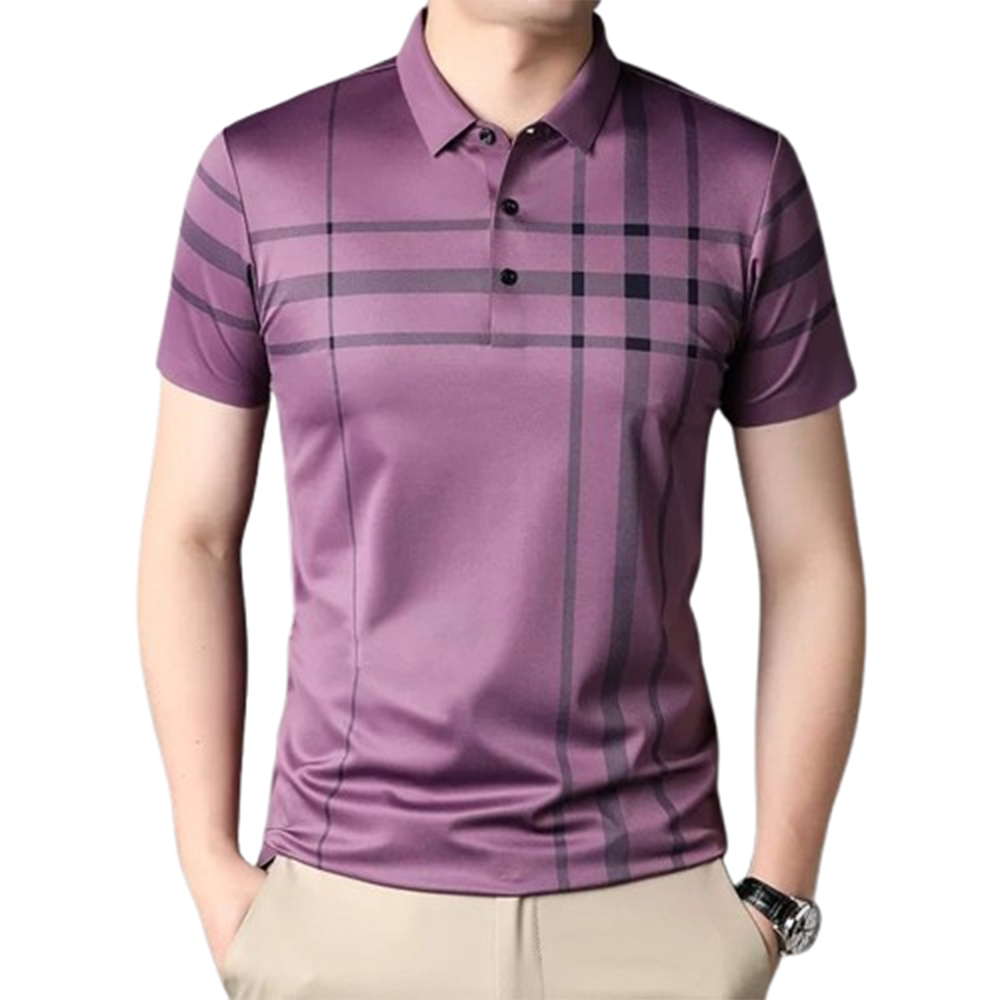 PP Jersey Half Sleeve Polo For Men - Multicolor - PT-D9