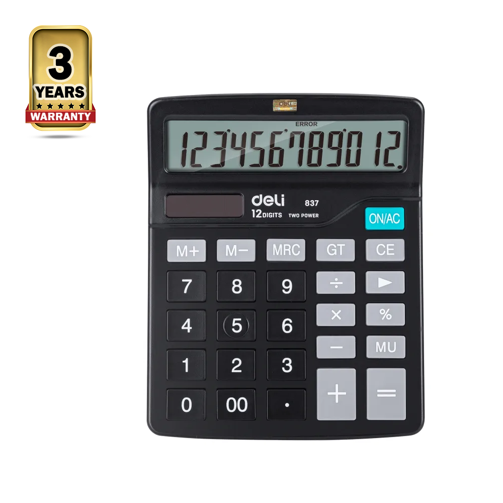 Deli E837 Calculator - Black