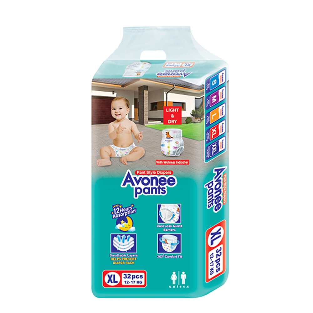 Avonee Pant Diaper XL - 12-17Kg - 32 Pcs