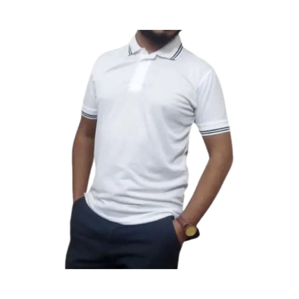 Polo T-Shirt For Men - White
