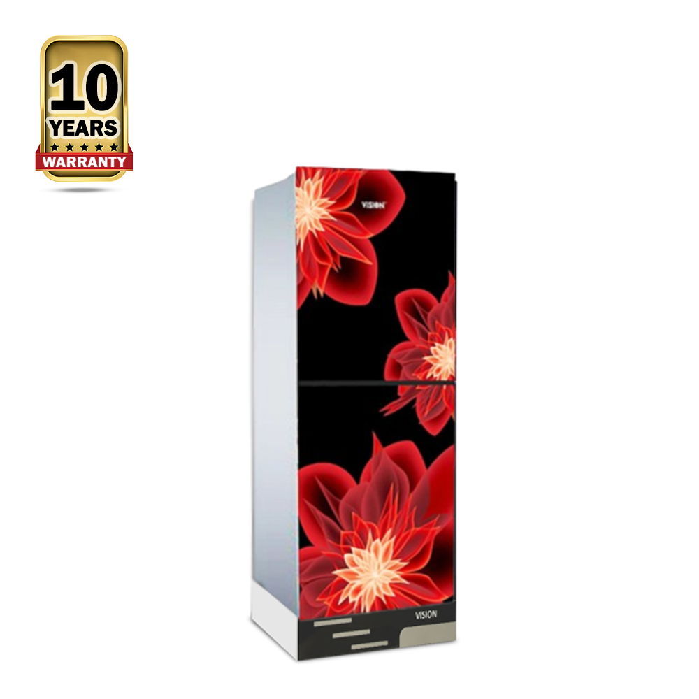 Vision GD RE-185L Refrigerator - 185 Liters - Dahlia Red