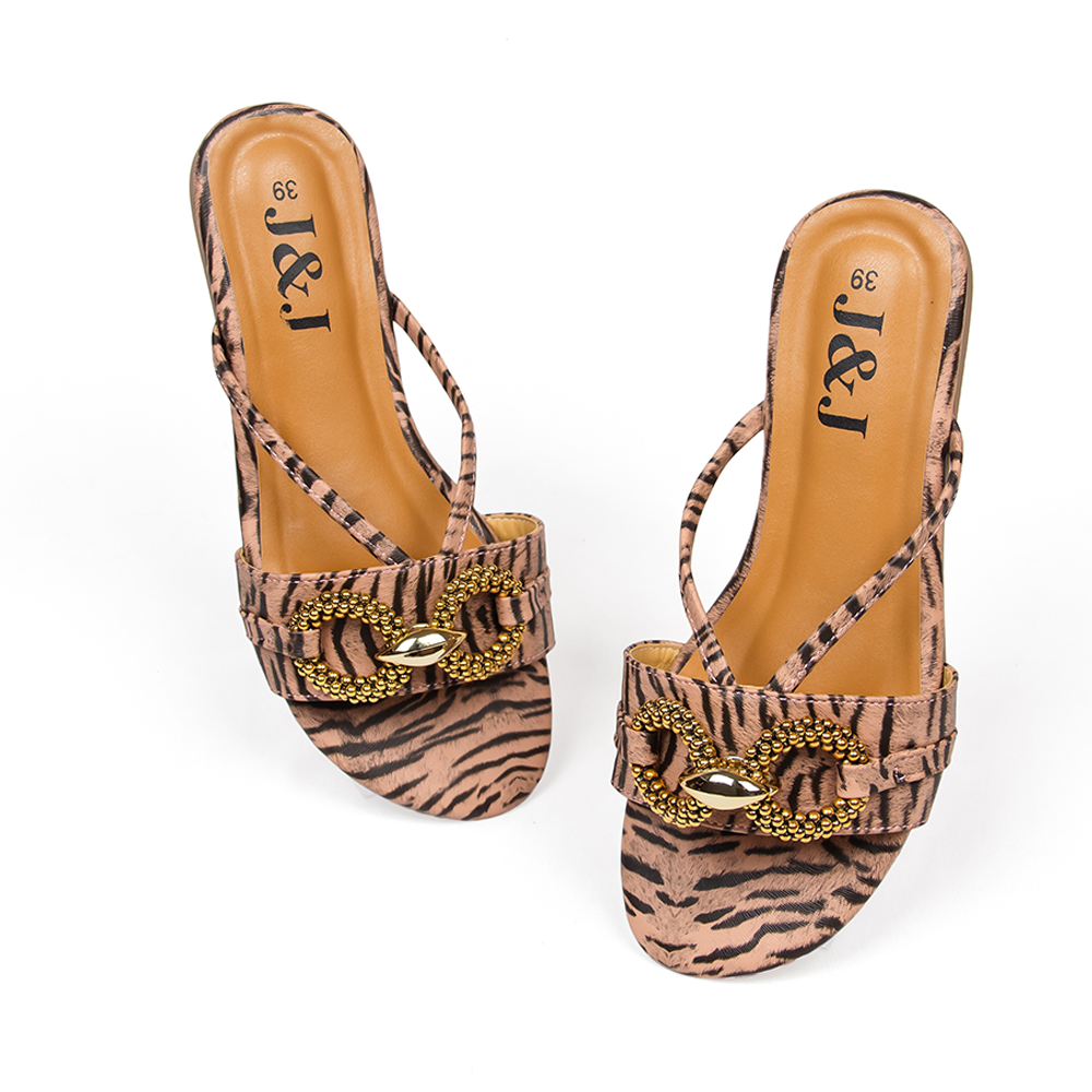 Tiger sales stripe sandals